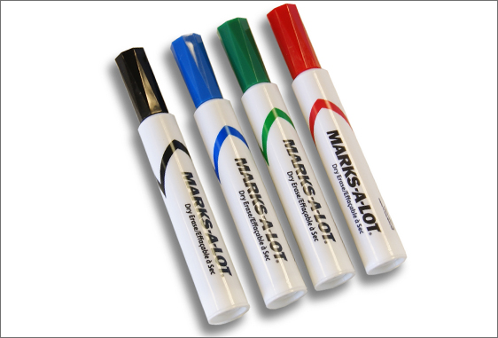 4 dry erase markers image