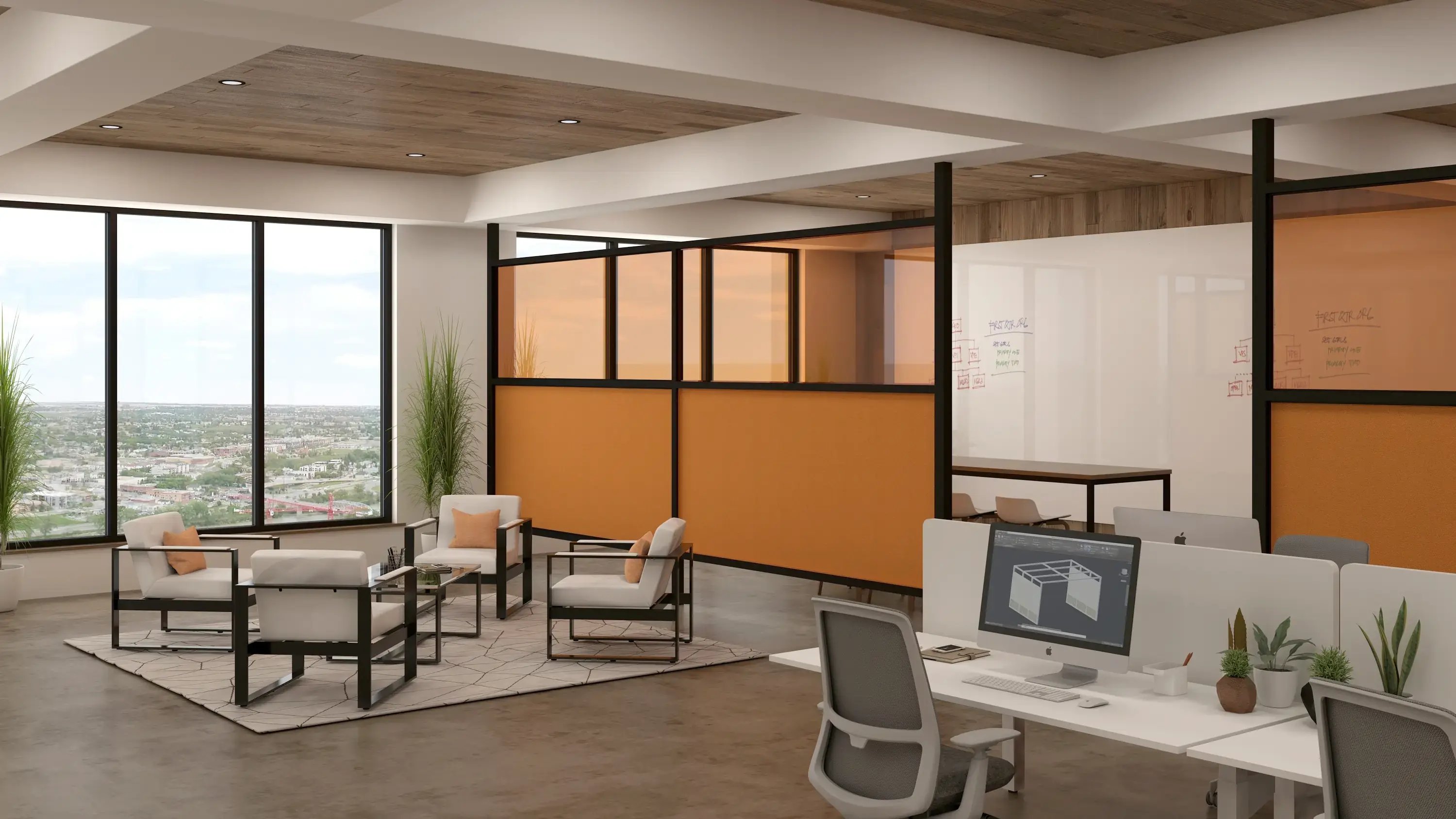 5R_INTERSECTION SPACE SOLID COLOR TRANSPARENT GLASS ACOUSTICOR DECK MOUNTED