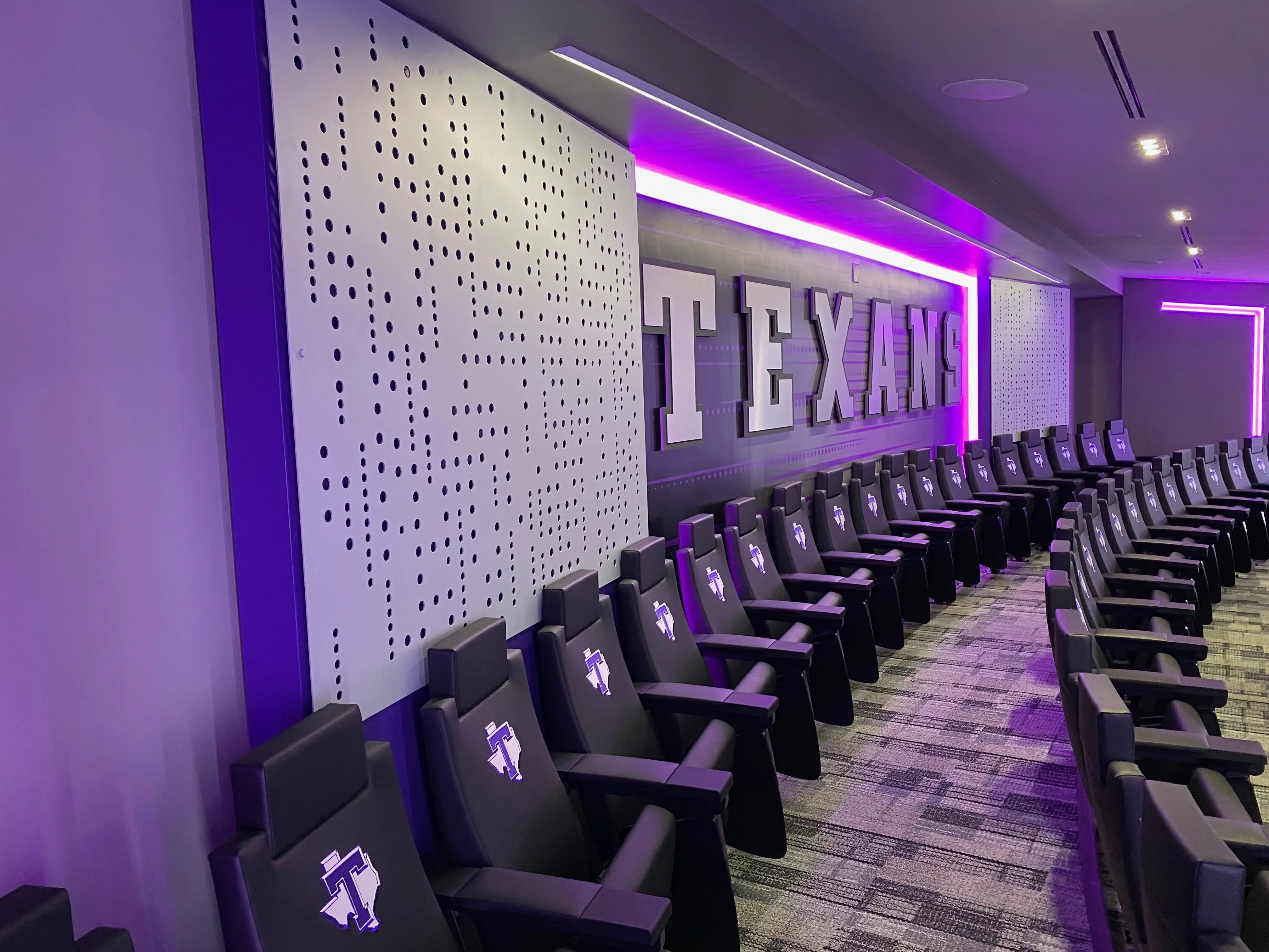 CUSTOM WALL MOUNTED PERFORATED ALU PANELS