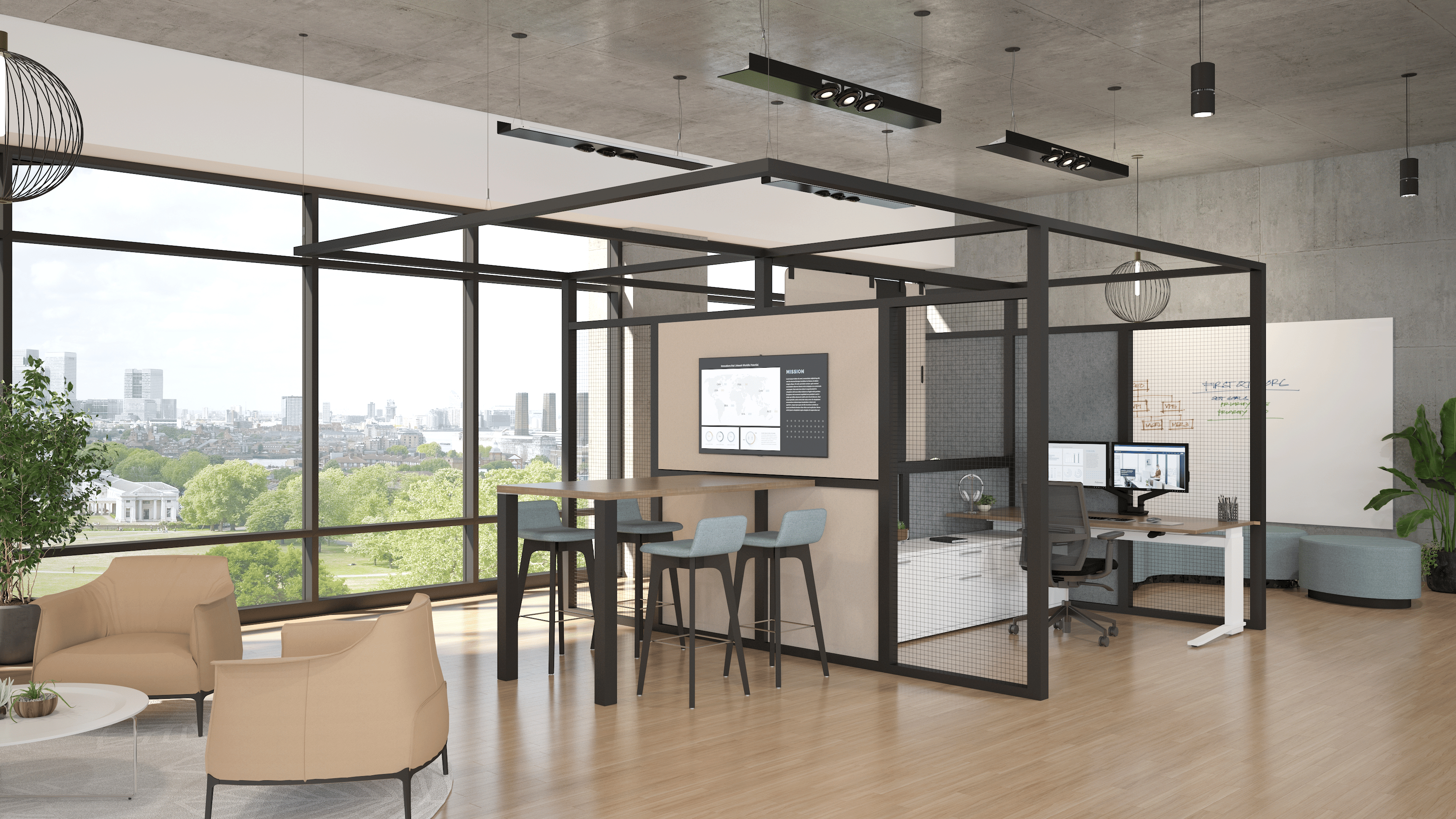 Corona Group - Image 3 - Intersection Space Desk Cantilever Area - 04.05.2024