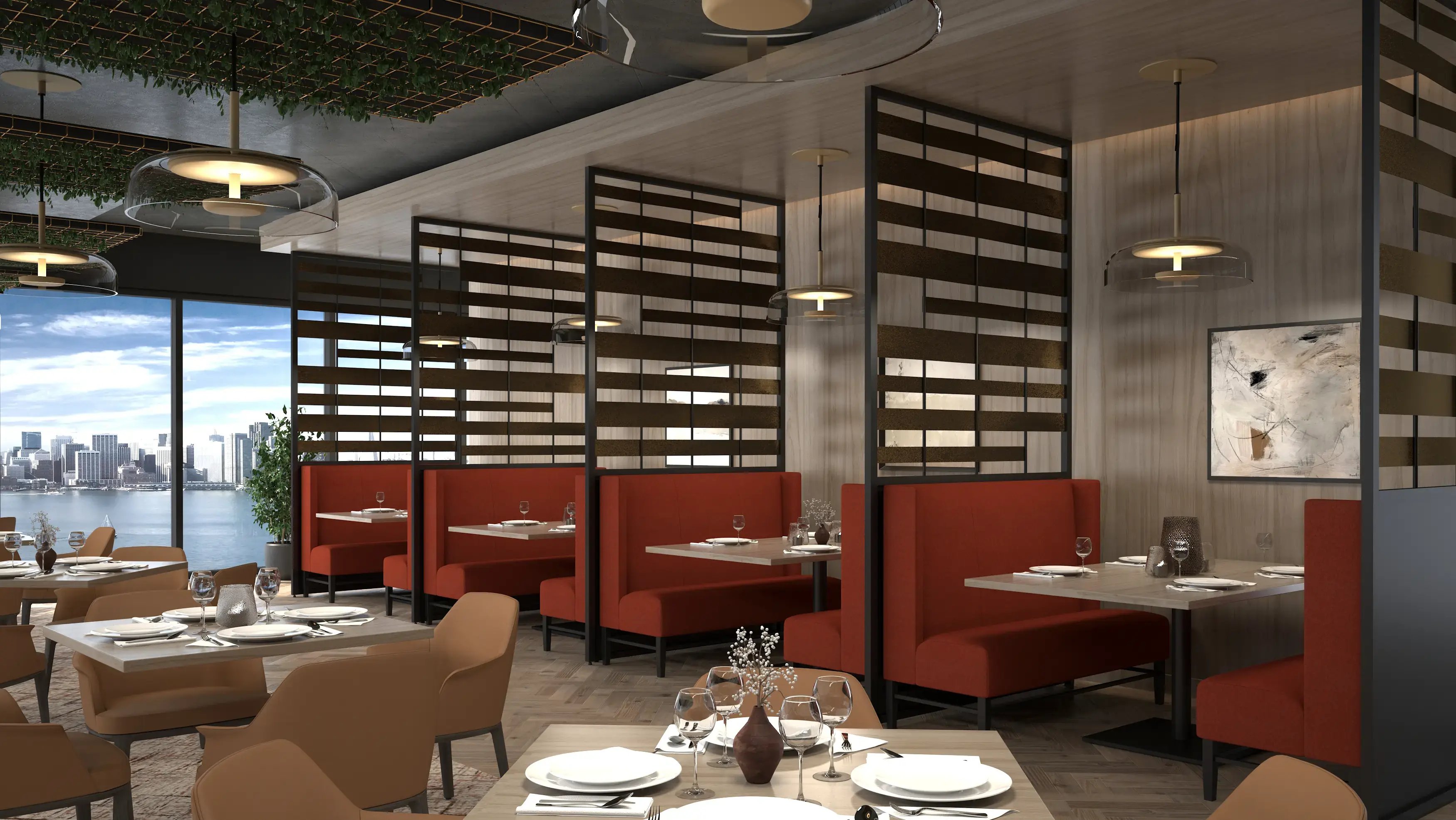 Corona Group - Intersection Weave Metal - Restaurant Environment - 11.19.2024