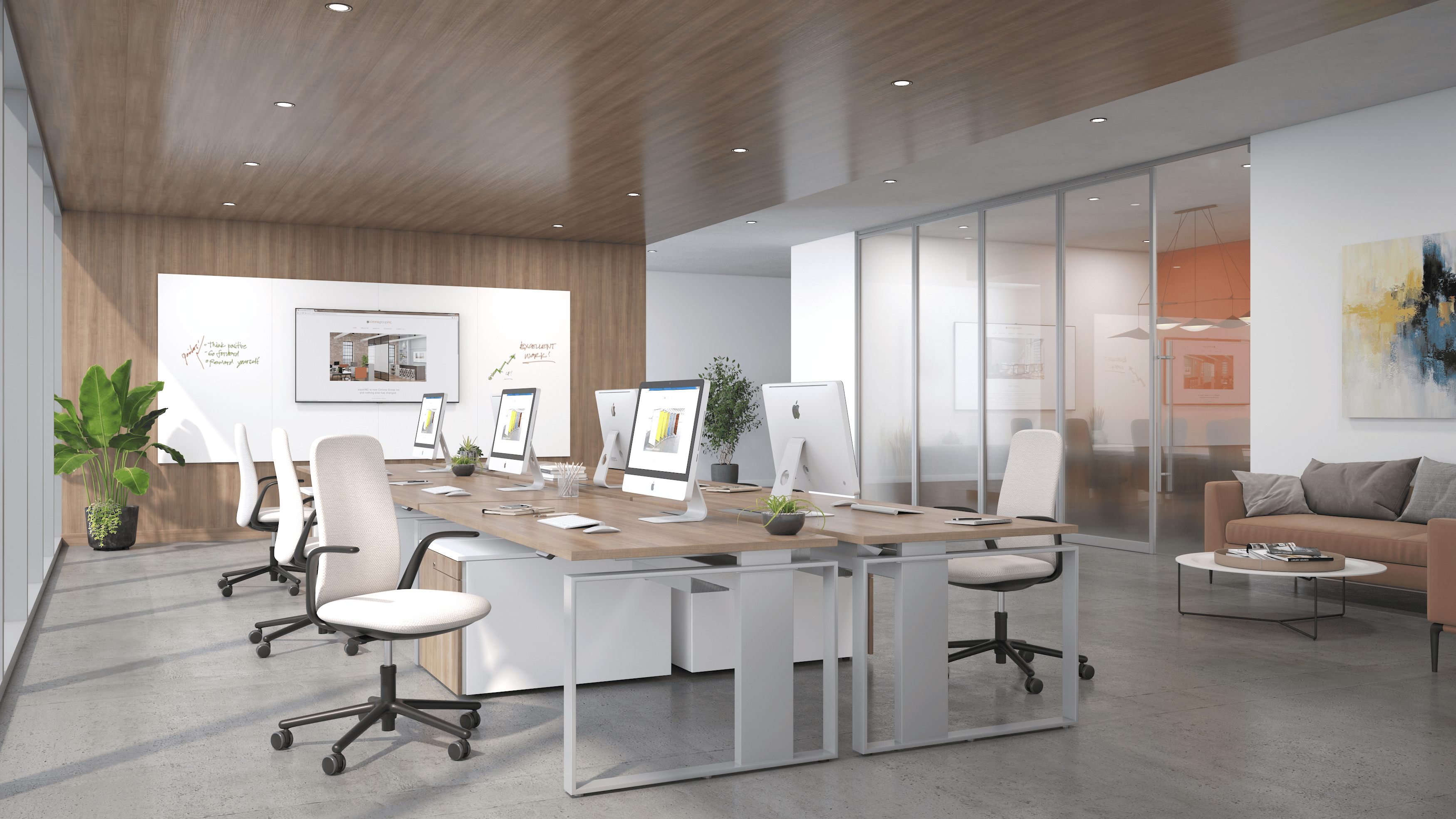 CoronaGroup-iMove-F_Desking_IntersectionStack-Glass_MarkerBoards