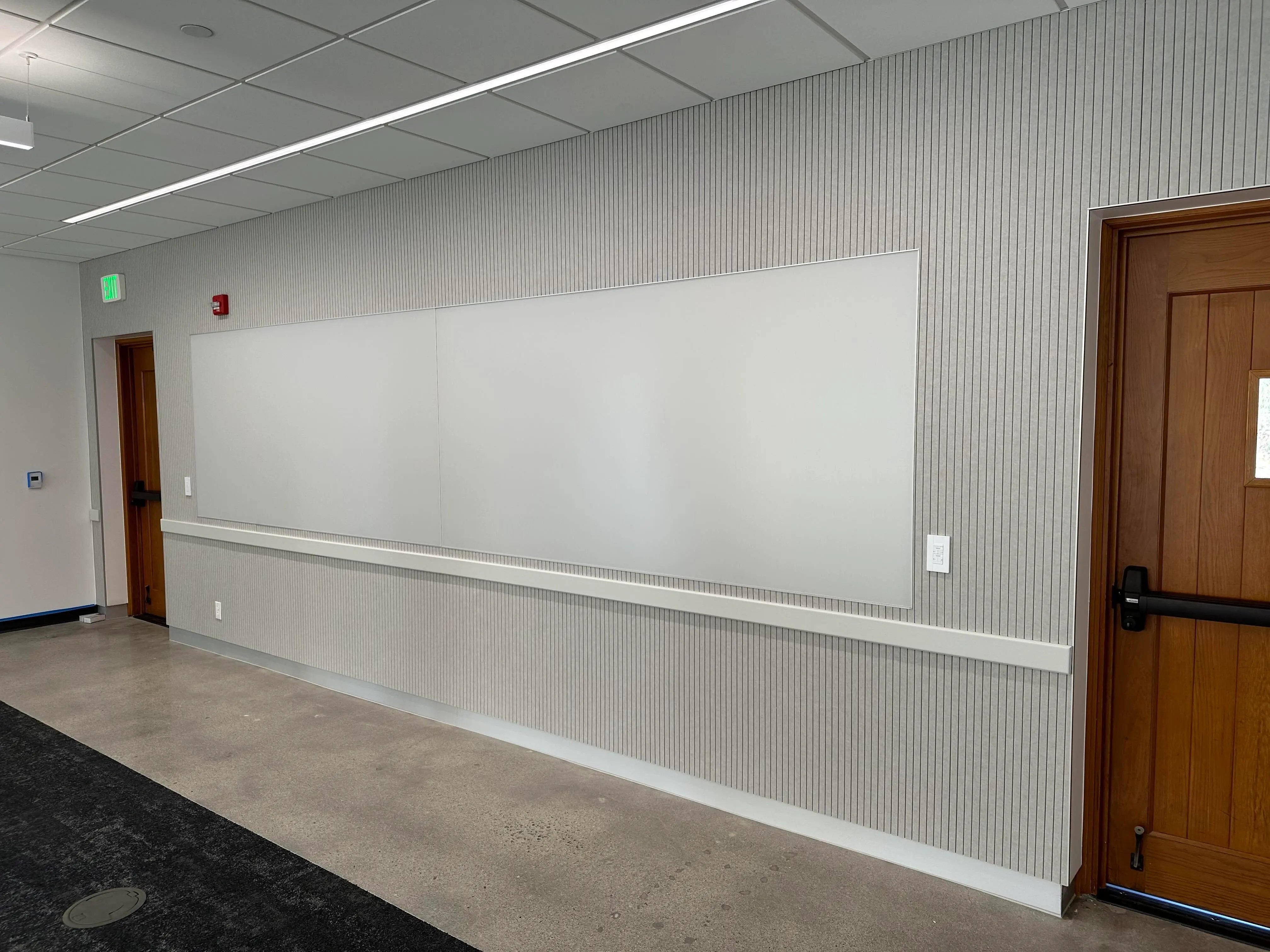 FRAMED SATIN GLASS MARKERBOARDS CUSTOM FIT HORIZONTAL FORMAT