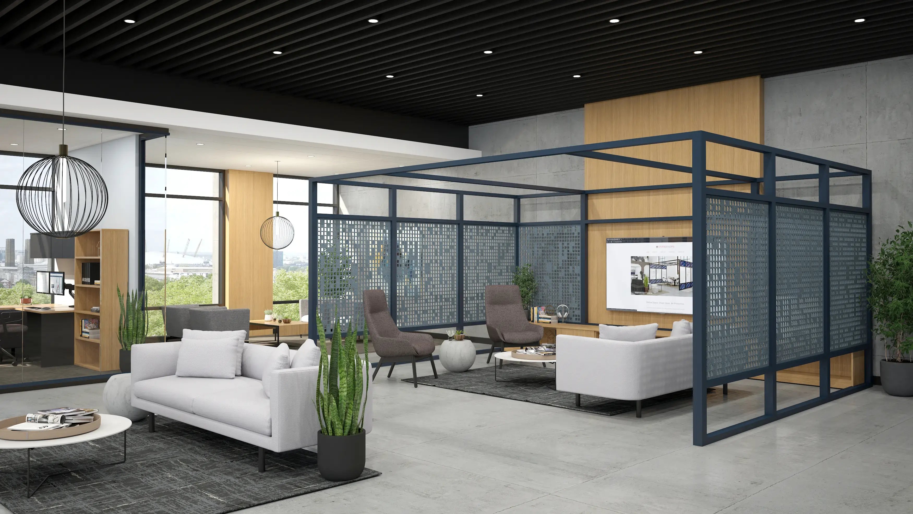 INTERSECTION SPACE WITH SOFT SEATING