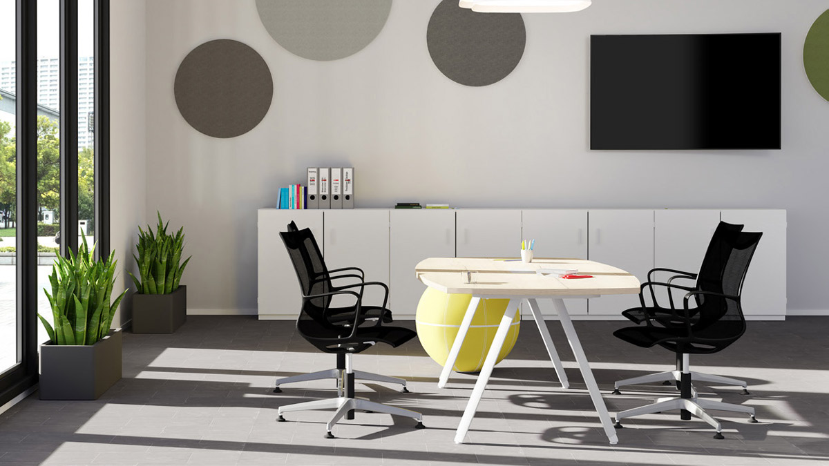 Iron Ishape iShape Fixed Height Desking System | Corona Group Inc.